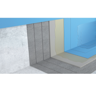 Epoxidová zostava pre bazén z debniacich tvárnic 34 m²